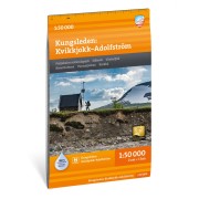 Kungsleden: Kvikkjokk Adolfström 1:50 000 Calazo